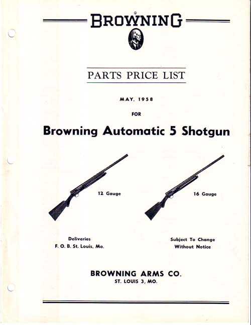 Browning Memorabilia from McKune's Sporting Collectibles