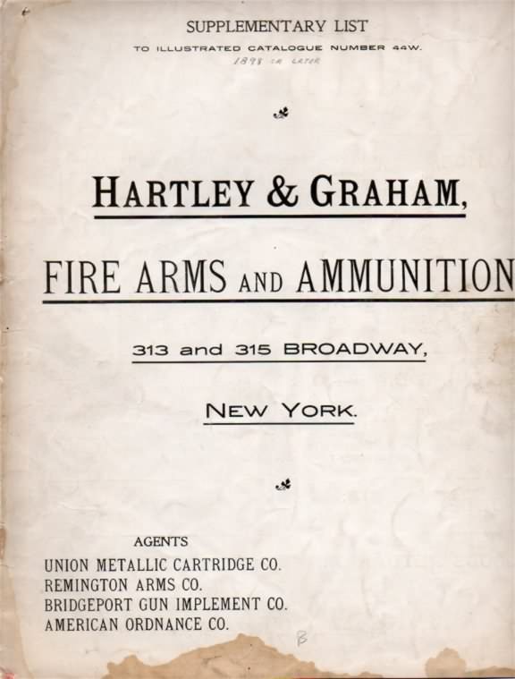 Hartley gun catalog circa 1900