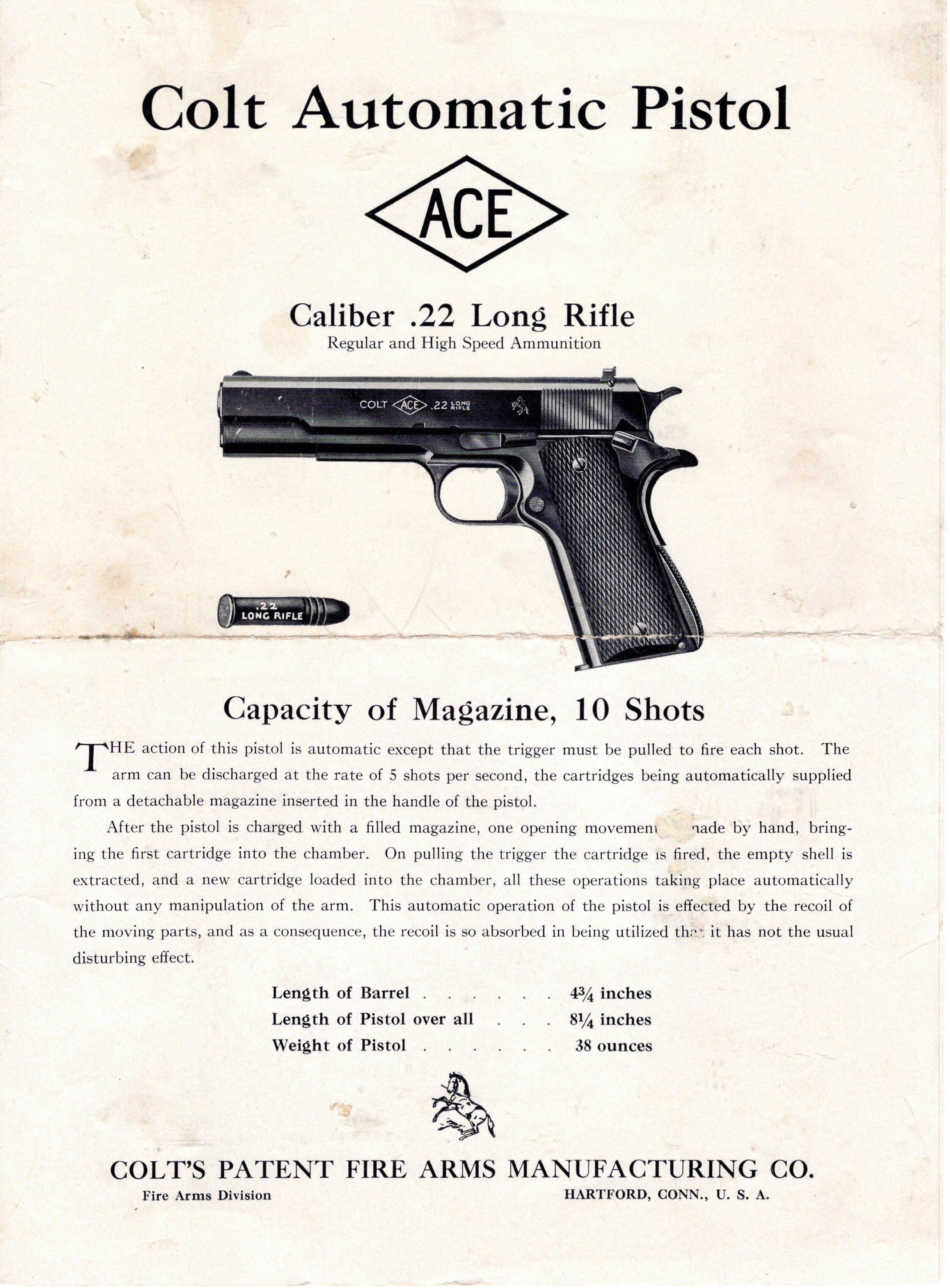 COLT Fire Arms Advertising & Memorabilia