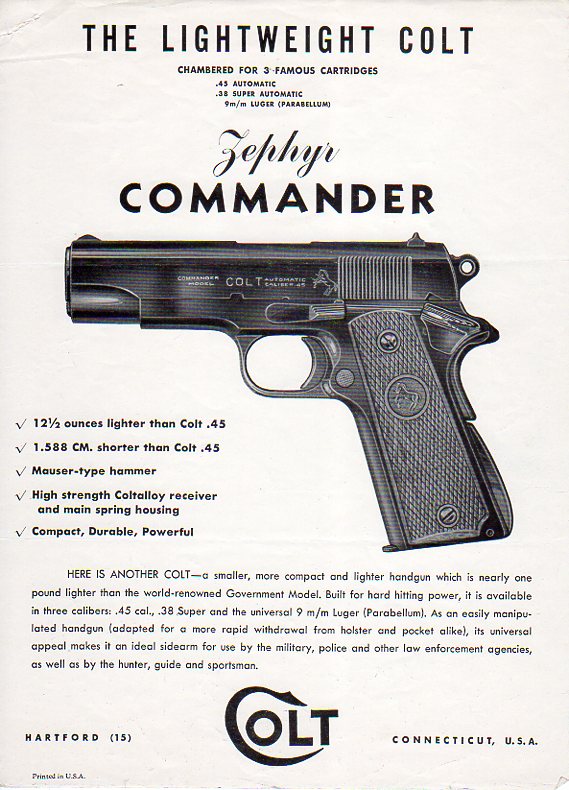 1950 Colt Firearms Xmas ad Featured on Collector's Envelope *XS949 