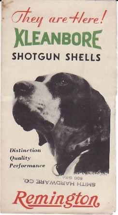 Remington brochure kleanbore shotgun shells