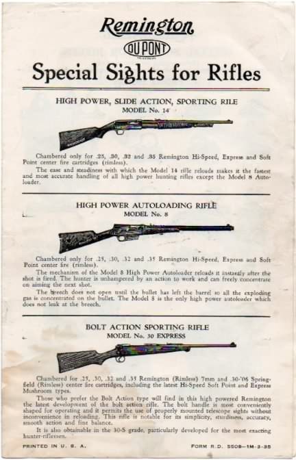 remington sights