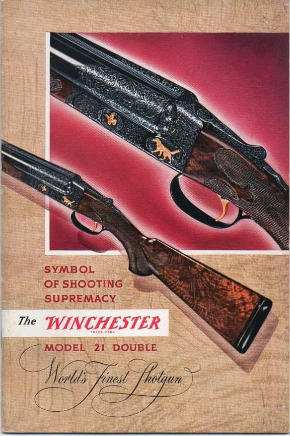 W 24196  WINCHESTER CATALOG, MODEL 21, 1953