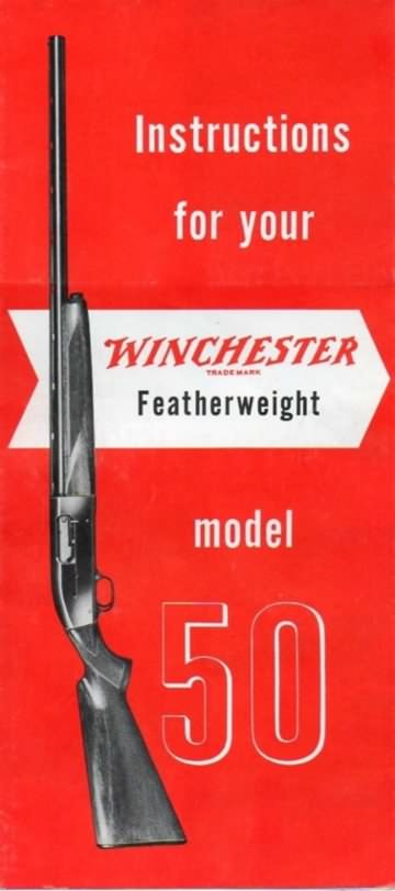 Winchester model 50 instructions