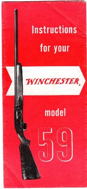winchester model 59 instructions