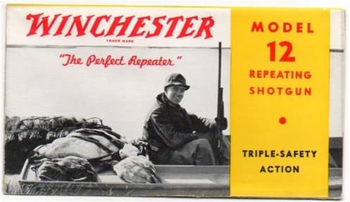 Winchester model 12 brochure